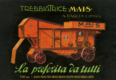 Landbrugsmaskiner. Suzzara, 1925 af Unknown